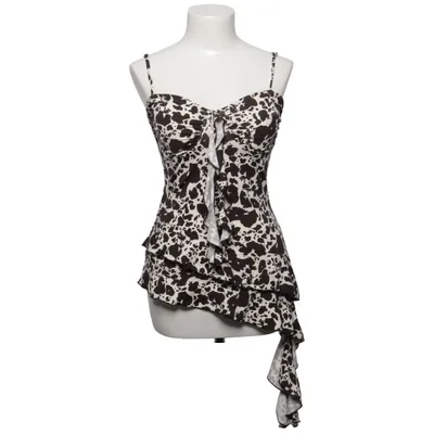 Tank Top (Black, White) from GiorGia Elastane, Polyester, Viscose