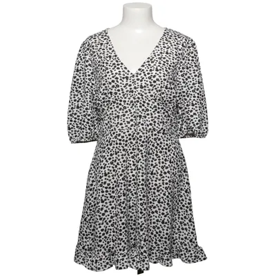 Dress (Black, White) from Mirrou Elastane, Polyester