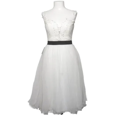 Cocktailjurk (Wit, Zwart) van Rare London Polyester