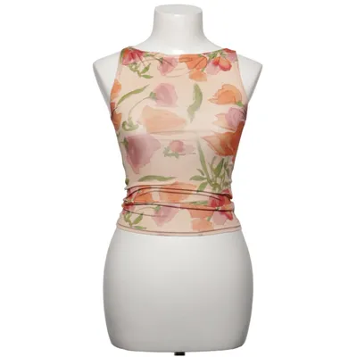 Top (Beige, Multicolored) from Reclaimed Vintage Elastane, Polyester