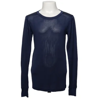 Langærmet t-shirt (Blå) fra Siden Selma Silke