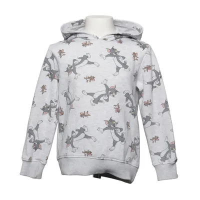 Sweat à capuche (Gris) de Tom and Jerry Coton, Polyester