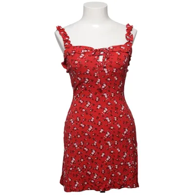 Jurk (Rood, Meerkleurig) van PrettyLittleThing Elastaan, Viscose
