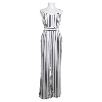 Jumpsuit (Wit, Blauw) van New Look