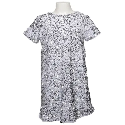 Kjole (Sølv, Hvid) fra Mywear Young Polyester
