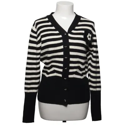 Cardigan (Black, White) from Bluoltre Polyamide, Polyester, Viscose