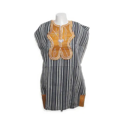 Traditionell klädsel (Blå, Vit, Orange)