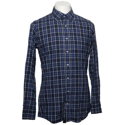 Flannel shirt (Blue, White) from Tailor Store Cotton