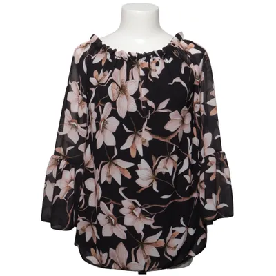 Blouse (Noir, Beige) de Mela London Élasthane, Polyester