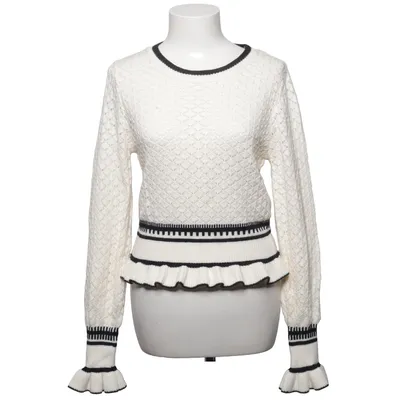Pull-over (Blanc, Noir) de Cupshe Polyamide, Polyester, Viscose