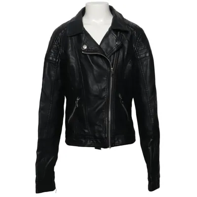Biker jacket (Black) from Girls United Polyester, Polyurethane, Viscose