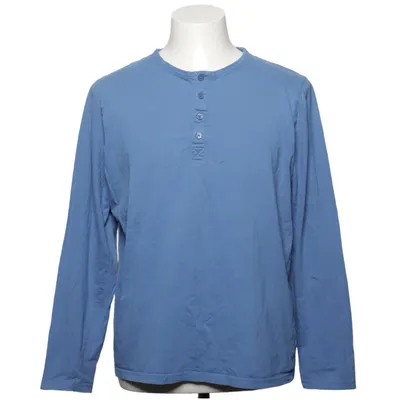 Henley shirt (Blauw) van Watsons Katoen