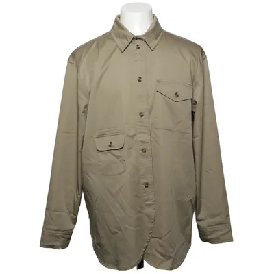 Överskjorta (Beige) från Han Kjøbenhavn Bomull, Elastan, Lyocell, Polyester