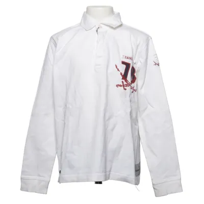 Maillot de rugby (Blanc, Rouge) de Sansibar Coton