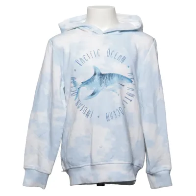 Sweat à capuche (Bleu, Blanc) de Karolina Kijak x H&M Coton, Polyester