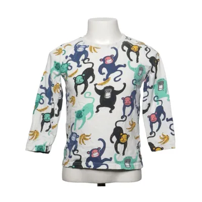 Langærmet t-shirt (Hvid, Flerfarvet) fra Lindex Kids Bomuld