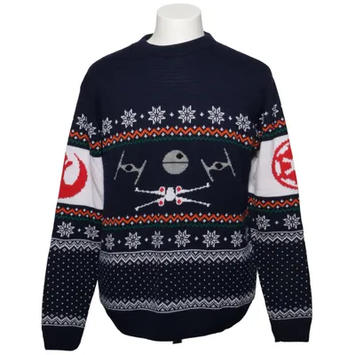 Pull de Noël (Bleu, Multicolore) de Numskull Acrylique