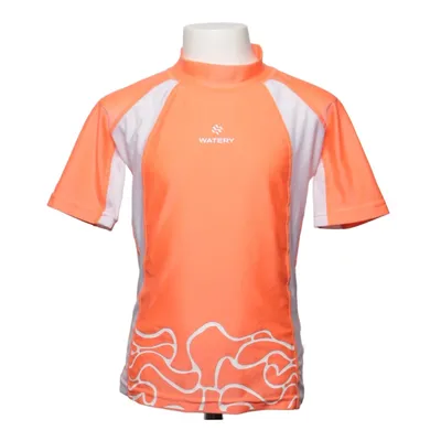 Zwemshirt (Wit, Oranje) van Watery Elastaan, Polyester