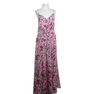 Maxi jurk (Roze, Meerkleurig) van Shein Curve Elastaan, Polyester