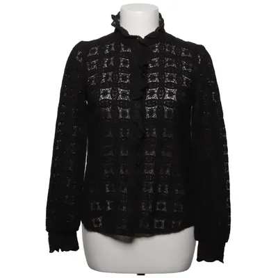 Bluse (Schwarz) von Sézane Bio-Baumwolle, Recyceltes Polyester, Viskose
