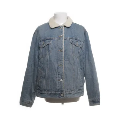 Gevoerde spijkerjas (Blauw) van Pull & Bear Katoen, Polyester, Viscose