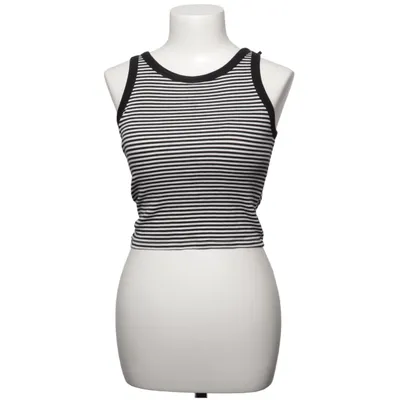 Tanktop (Zwart, Wit) van Uniqlo Katoen, Elastaan, Polyester