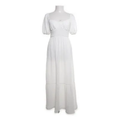 Maxi jurk (Wit) van Busem Elastaan, Polyester