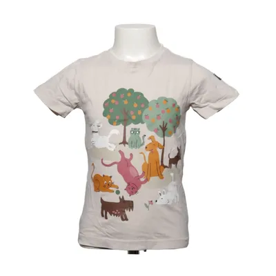 T-shirt (Beige, Multicolored) from Polarn O. Pyret Organic cotton