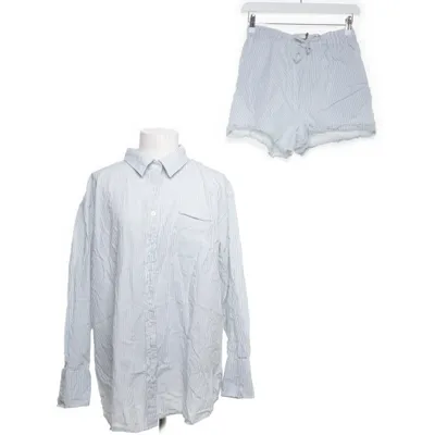 Pajamas (White, Blue) from Lager 157 Cotton