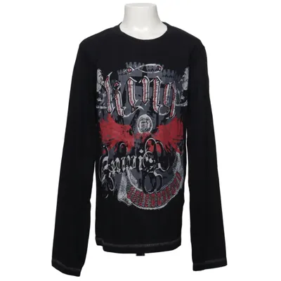 T-shirt à manches longues (Noir, Multicolore) de KiK Coton