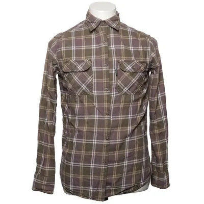 Flannel skjorte (Brun, Grå) fra Chevalier Bomuld