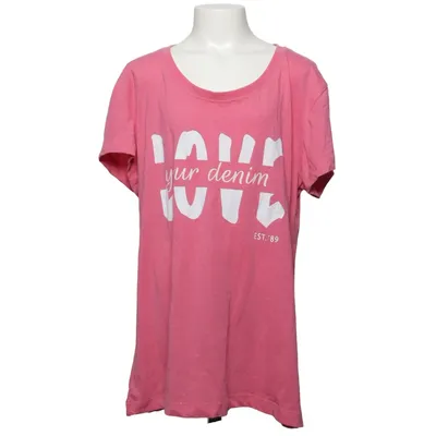 T-shirt (Pink) from Denim Factory Cotton, Polyester