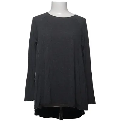 T-shirt à manches longues (Gris) de Zara Woman Collection Élasthane, Viscose