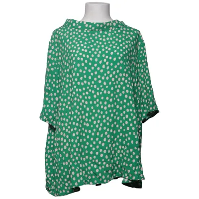 Blus (Grön, Beige) från Du Milde Viskos