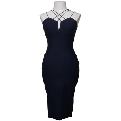 Cocktailjurk (Blauw) van Rare London Elastaan, Polyamide, Viscose