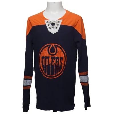 Maillot de hockey (Bleu, Orange, Gris) de NHL Coton