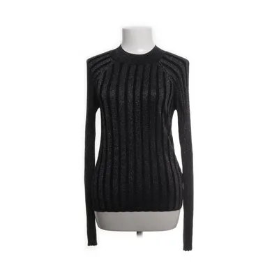 Turtleneck (Sort, Sølv) fra Lindex Metallfiber, Viscose