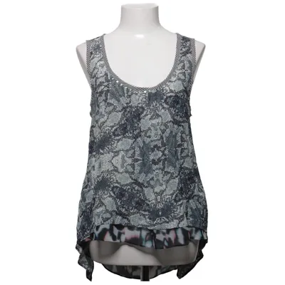 Top (Grau, Schwarz, Weiß) von Nicole Miller Polyester, Viskose