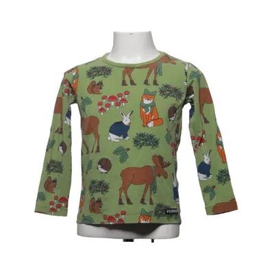 Lange mouwen shirt (Groen, Meerkleurig) van Villervalla Elastaan, Organisch katoen