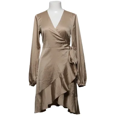 Wrap dress (Brown) from NA-KD Reborn Polyester