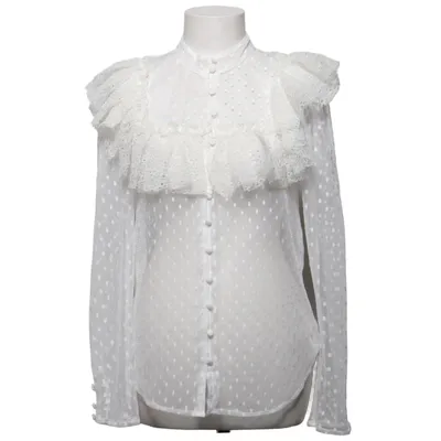 Blouse (White) from Sandra Mansour x H&M