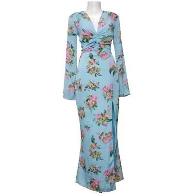 Långklänning (Blå, Flerfärgad) från Adoore Elastan, Polyester