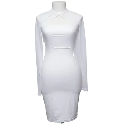 Robe (Blanc) de Chiara Coton, Élasthane