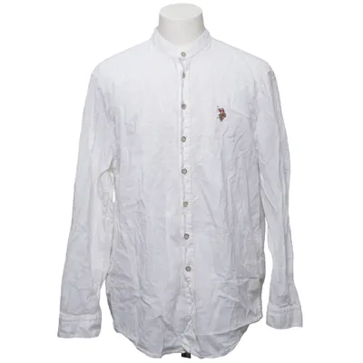 Chemise (Blanc) de U.S. Polo Assn. Coton, Lin
