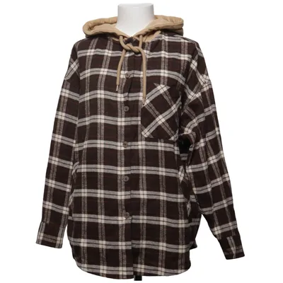 Kapuzenpullover (Braun, Beige) von New Yorker Baumwolle, Polyester