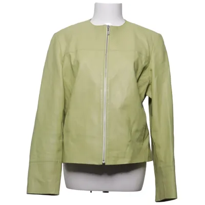 Leren jack (Groen) van CKN of Scandinavia Leer, Polyester