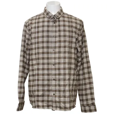 Flannel skjorte (Brun, Hvid) fra Gabba Bomuld