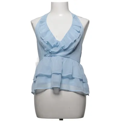 Halter neck top (Blue) from Nelly Polyester