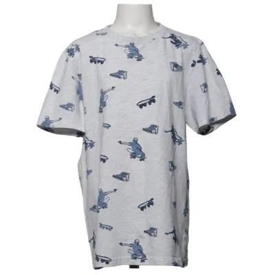 T-shirt (Grå, Blå) fra Yigga Bomuld, Viscose
