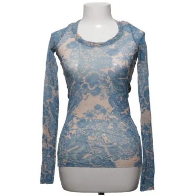 Top (Blauw, Beige) van Michiko Koshino Polyamide